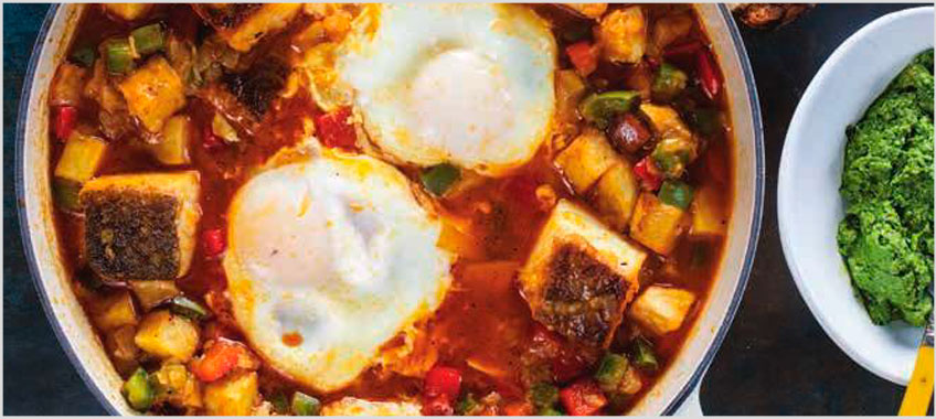 Bacalao con papas a la limeña